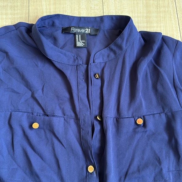 Navy blouse - Picture 3 of 4